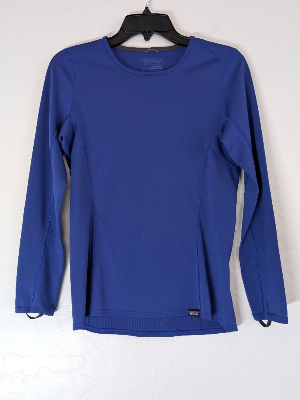 PATAGONIA Pullover Women's M Blue Midweight Baselayer Outdoor Long Sleeve Shirt
